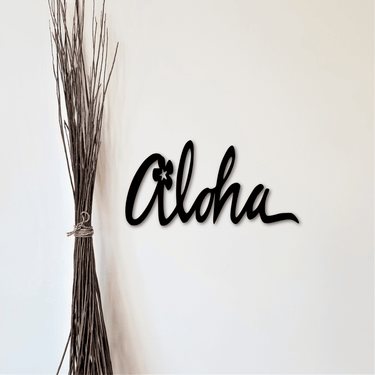 Aloha Metal Sign